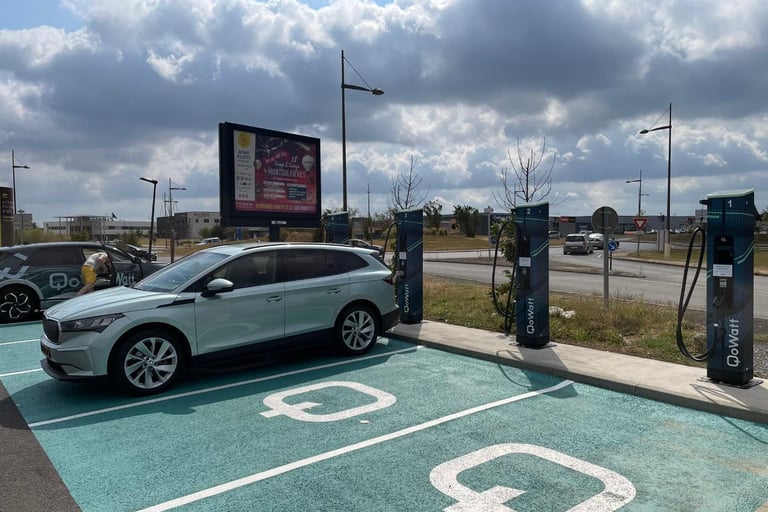 Qowatt, qowatt crypto, borne de recharge qowatt, 