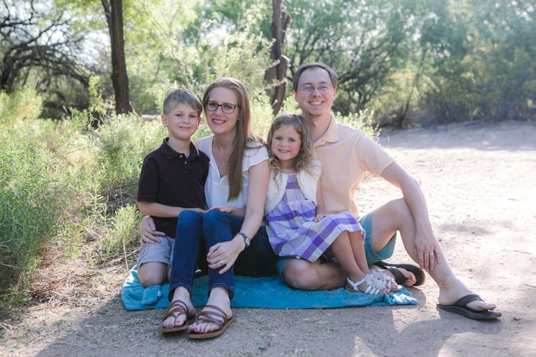 Dr. Hill and his family