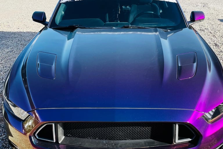 A full color change, color shifting vinyl. Elite Car Wraps, Las Cruces, NM