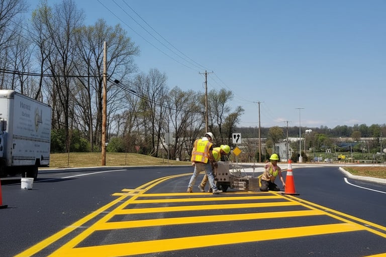 Thermoplastic Road Striping Mobile, AL