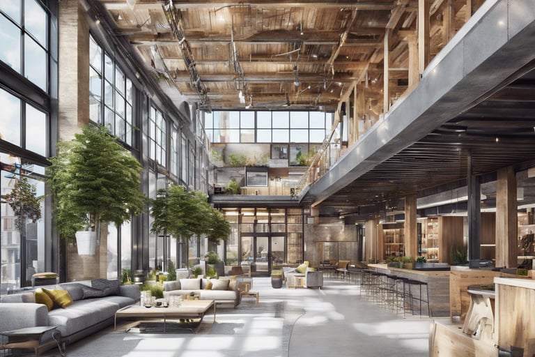 Bright living room with modern inventory