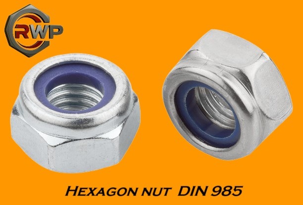 DIN 985 Nylon Insert Hex Lock Nut 