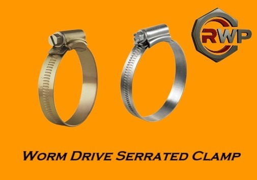 Worm Drive Serrated Clamp – Durable Hose Clamp with Enhanced Grip for Secure Connections
