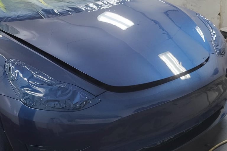 Tesla paint job CarGo Houston, TX
