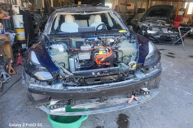 Tesla collision repair CarGo Houston, TX