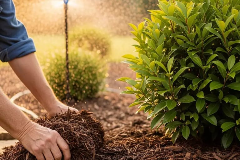 Lo más importante este verano riego y mulching