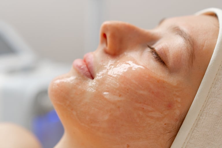 Brightening facial treatment at Macro Spa Medavakkam