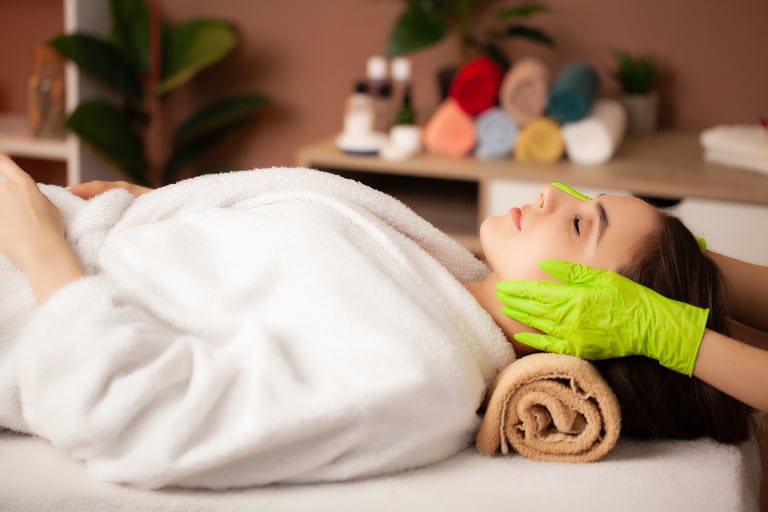 Luxury spa treatment at Macro Spa in Medavakkam with professional therapists and calming ambiance