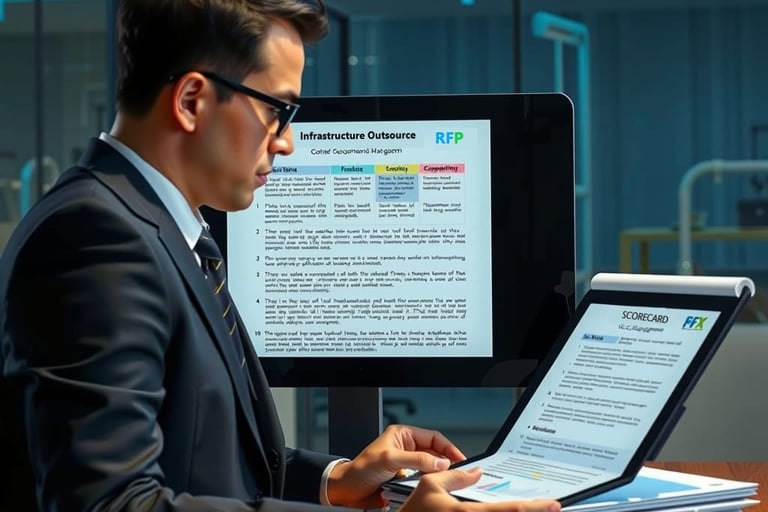 a man in a suit and tie is sitting at a desk