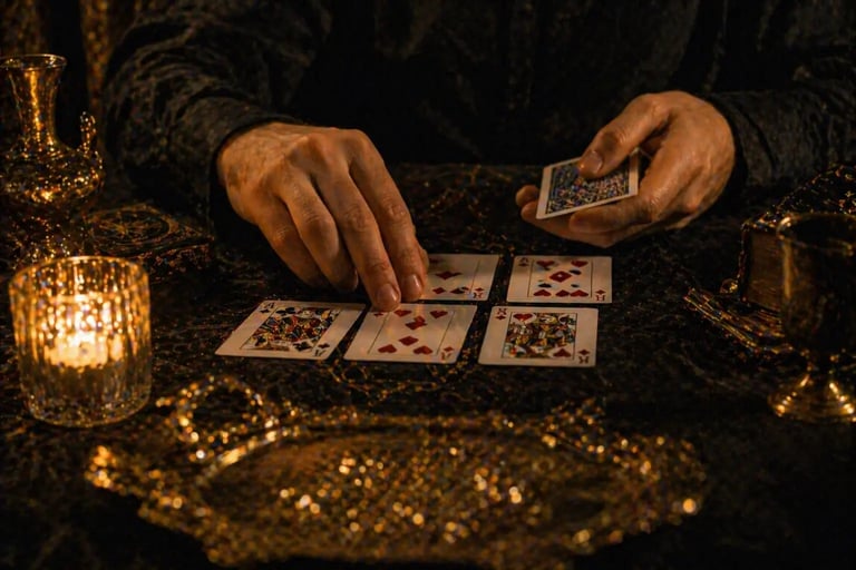 cartomante online whatsapp com baralho comum em leitura de cartas