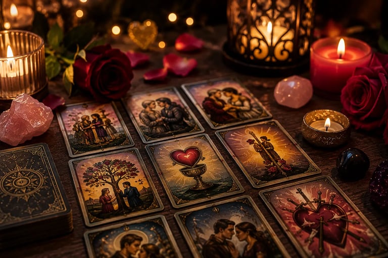 Leitura de tarot para início de relacionamento amoroso