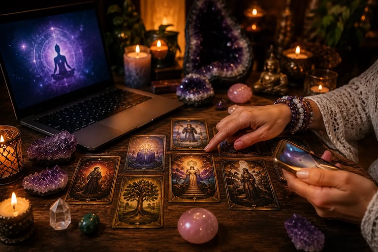 Leitura de tarot online para crescimento pessoal