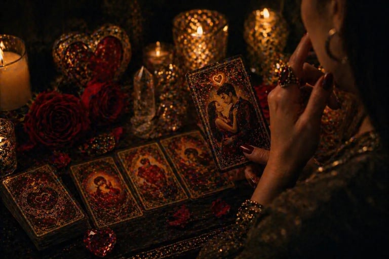 tarot ele me ama com leitura de cartas de amor