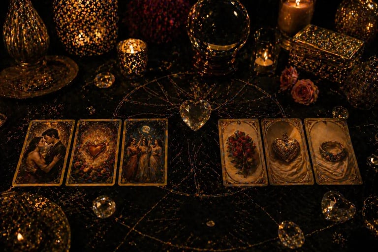 tarot e lenormand amor com leitura de cartas romanticas