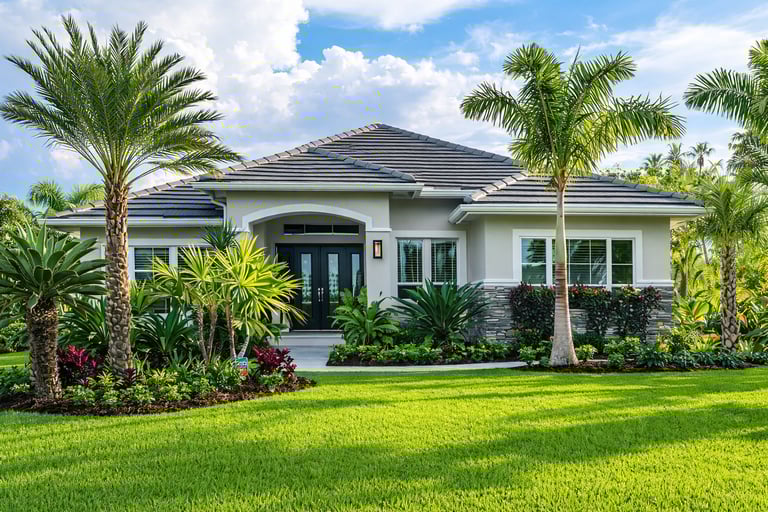 The Plant Lady landscaped Southwest Florida home