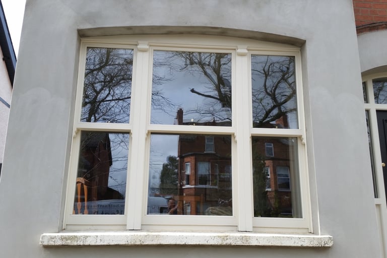 Triple sash window replacement Belfast