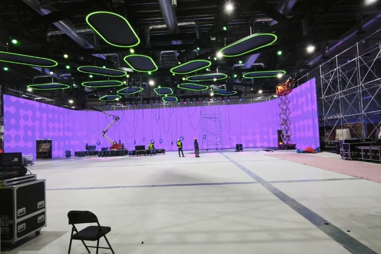 UN Summit 2025 in Riyadh, Stage and Screen Setup