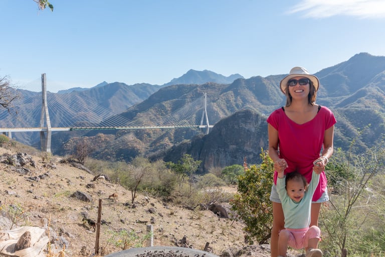 Aliya Hanging around the bridge
