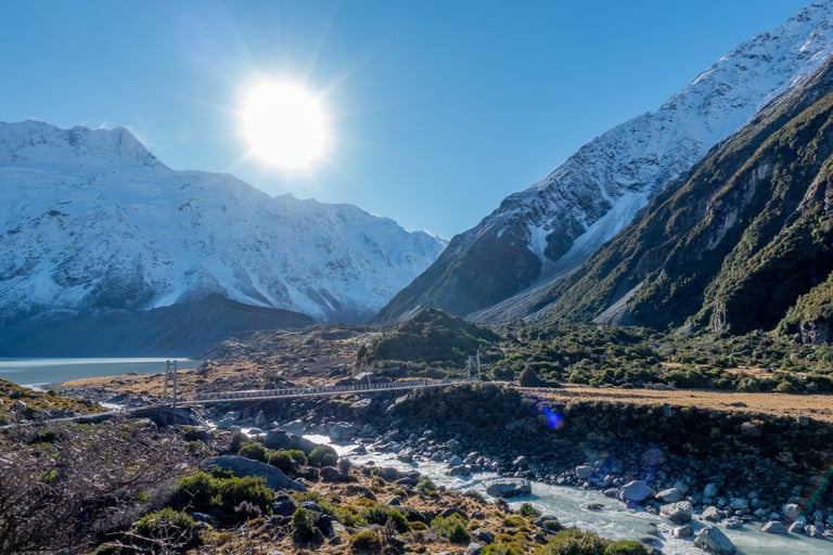 Third Swing Bridge on the Hooker Valley Track
