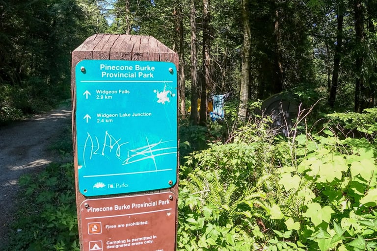 Provincial park signage