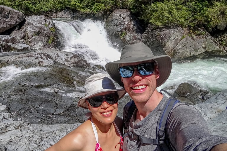 Arriving at Widgeon Falls