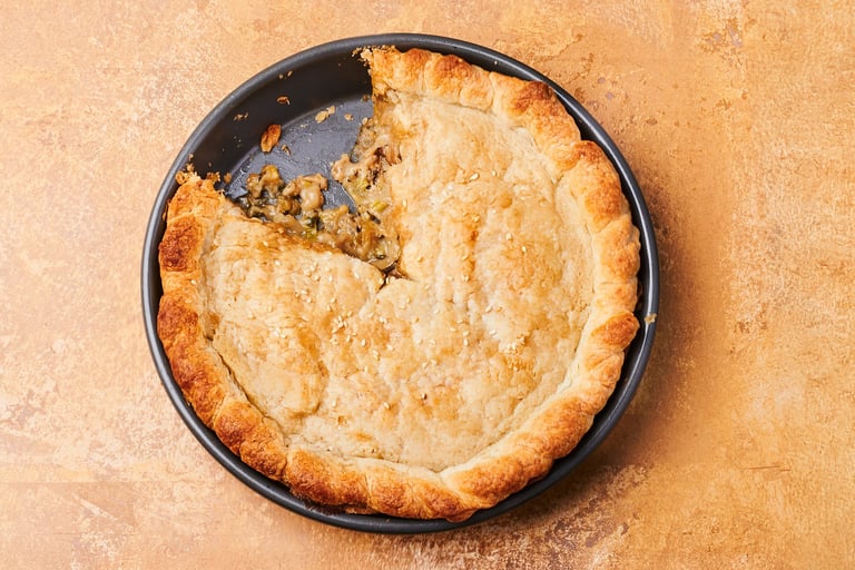 mushroom pie