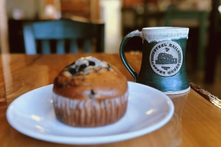 Coffee, Steel Rails Coffee Shop, Erwin