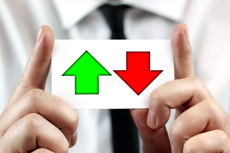 imagem da palavra ativo e passivo referindo a rentabilidade financeira.