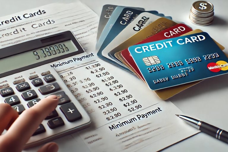 imagem da fatura do cartão de credito .