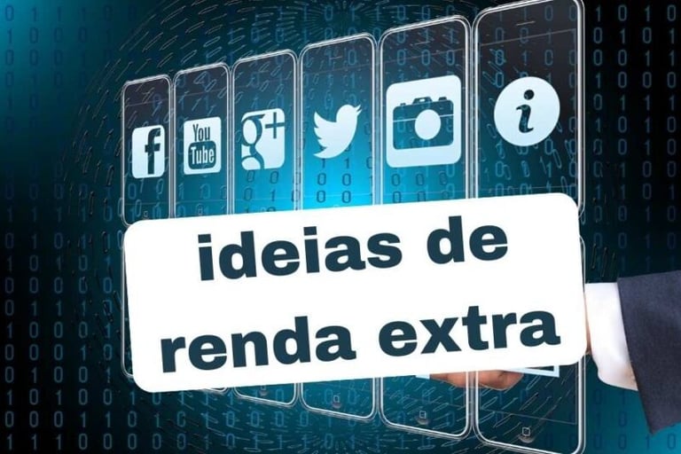 imagem mostra a palavra ideias de renda extra