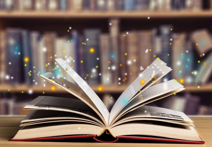 imagem de um livro aberto demonstrando o conhecimento da leitura