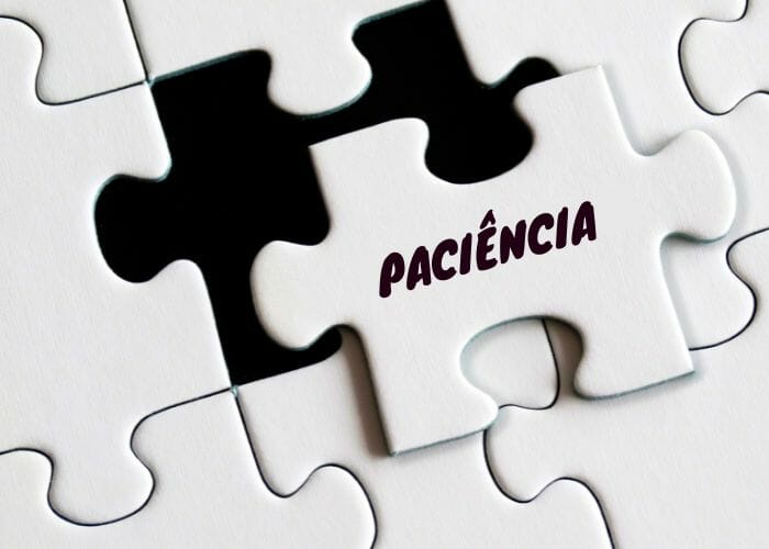 imagem da palavra paciência.