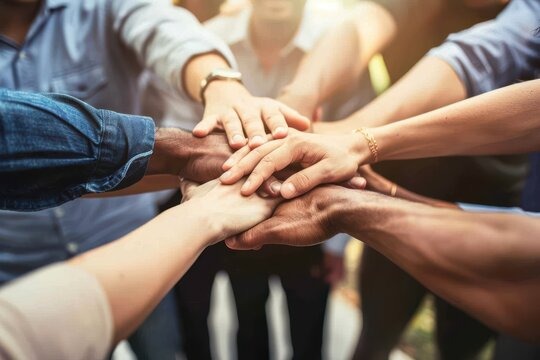 imagem de um grupo de pessoas juntas 