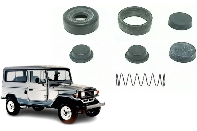 reparo de cilindro de freio traseiro toyota bandeirante