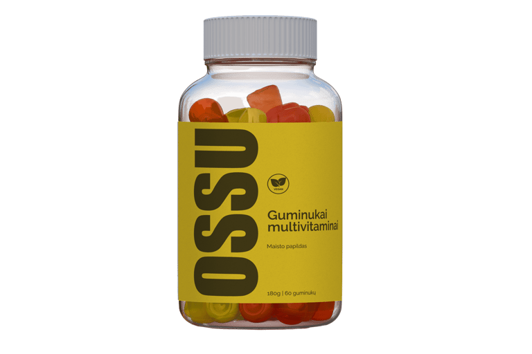 becukriai, veganiški papildai guminukai multivitaminai