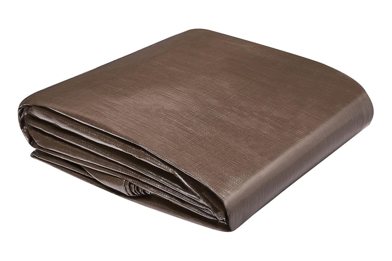 Amazon Basics Multi Purpose Waterproof Poly Tarp Cover with Grommets, 20 x 20 ft, 10MIL Thick