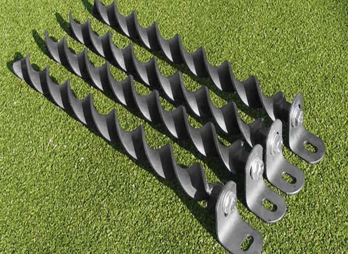 spiral ground stakes
