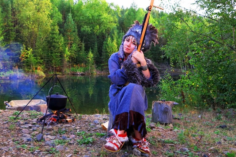 Otyken has its roots in the traditional culture of the Khakas (and Chulylm) people of Russia        