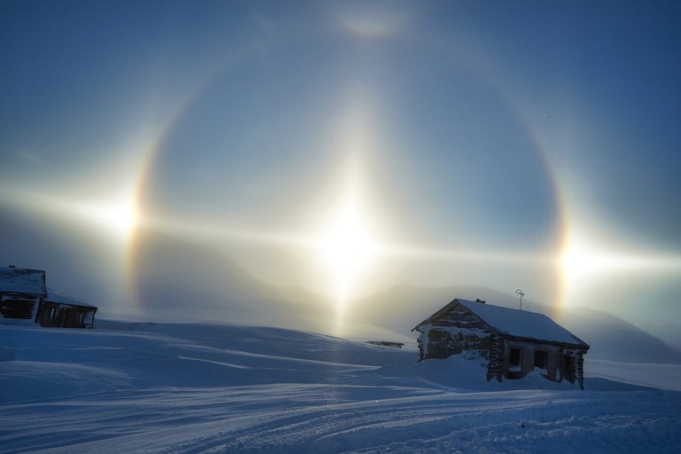 A Sun Dog in Chukotka