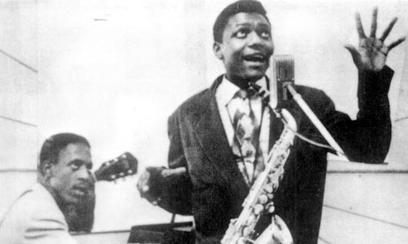 Jackie Brentson (standing) with Ike Turner