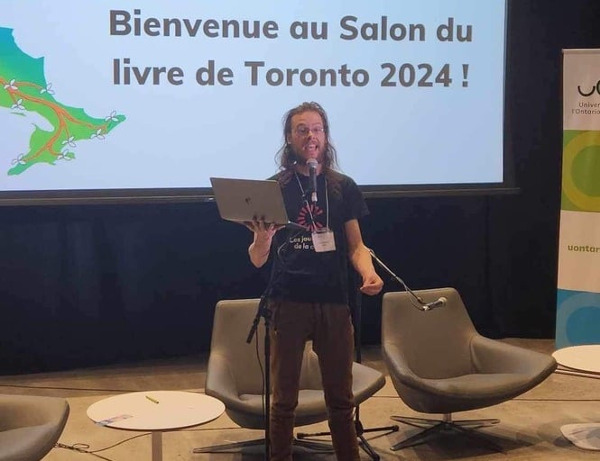 Mael au Salon du Livre de Toronto en 2024