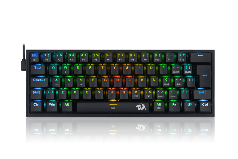 Teclado gamer Redragon Fizz RGB