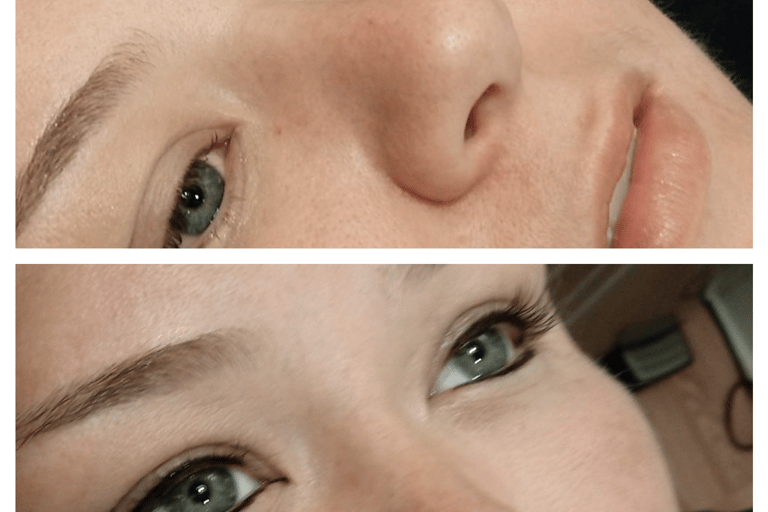 Classic black eyeliner tattoo design