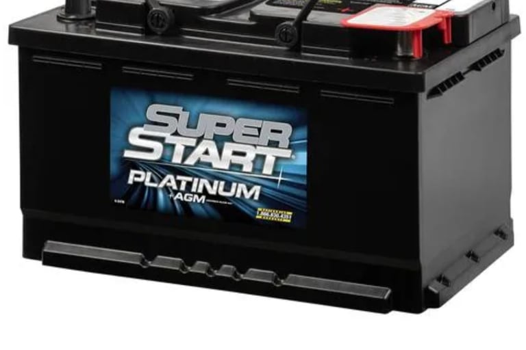 Image of a 2020 Chevy Silverado AGM Platinum Battery from our battery supplier at O'Reilly Auto Parts