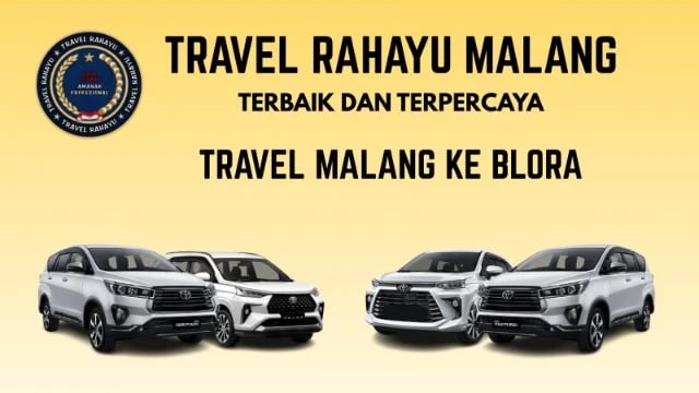 Travel Rahayu Malang, terbaik dan terpercaya Travel Malang ke Blora pakai mobil Innova warna putih