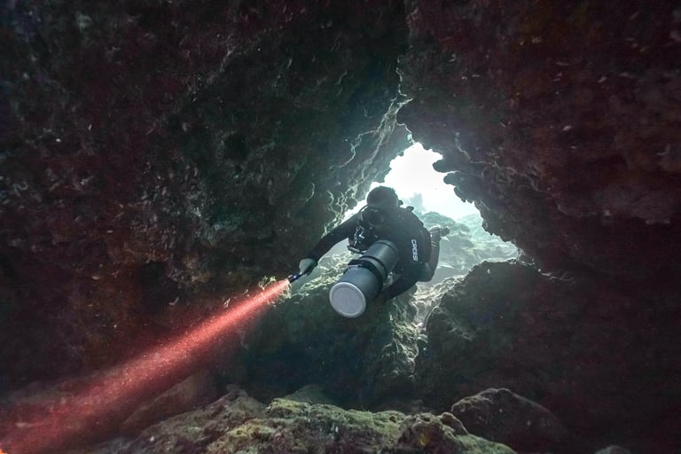 jonjon suarez sidemount diving el nido