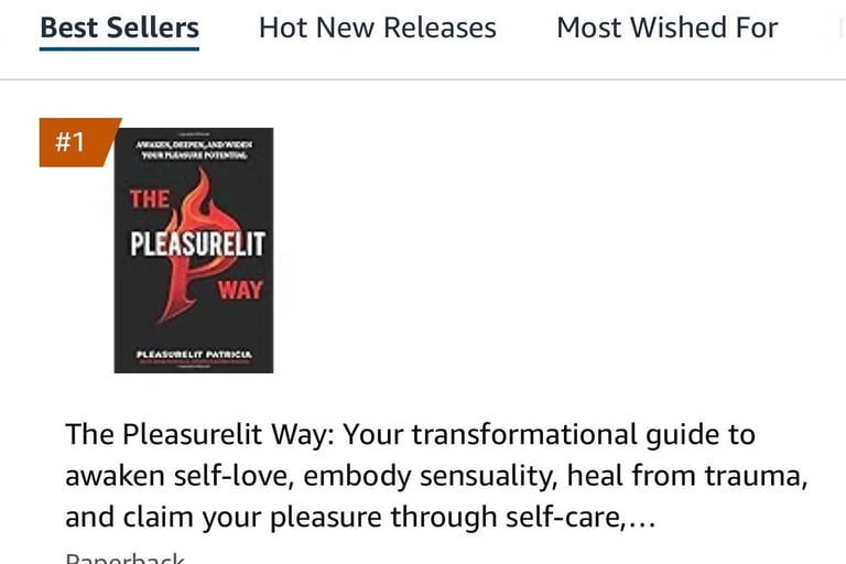 The Pleasurelit Way book amazon number 1 bestseller listing