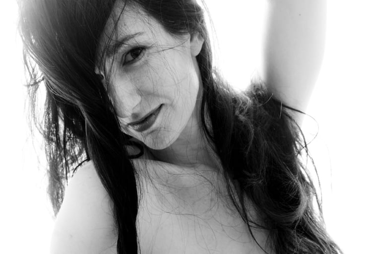Black and White Portrait of Jennadea 