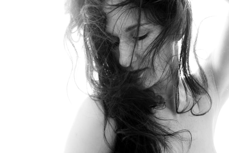 Black and White Portrait of Jennadea