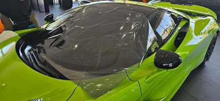 McLaren windshield tint